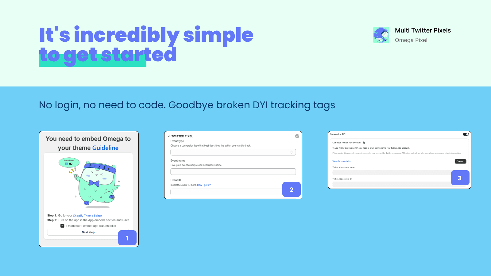 Omega Twitter Pixel,Conversion screenshot 2