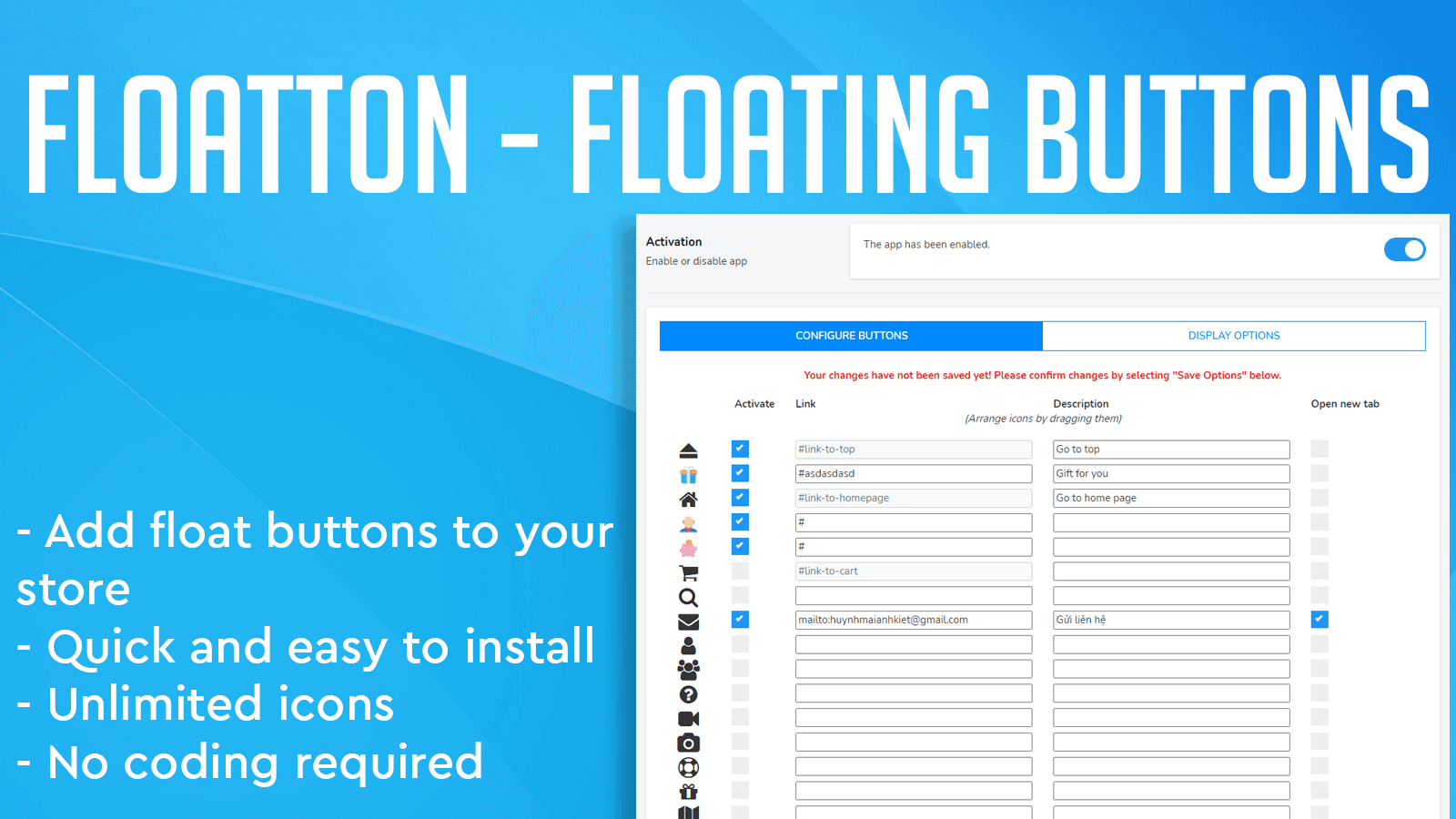 Floatton ‑ Floating Buttons screenshot 1