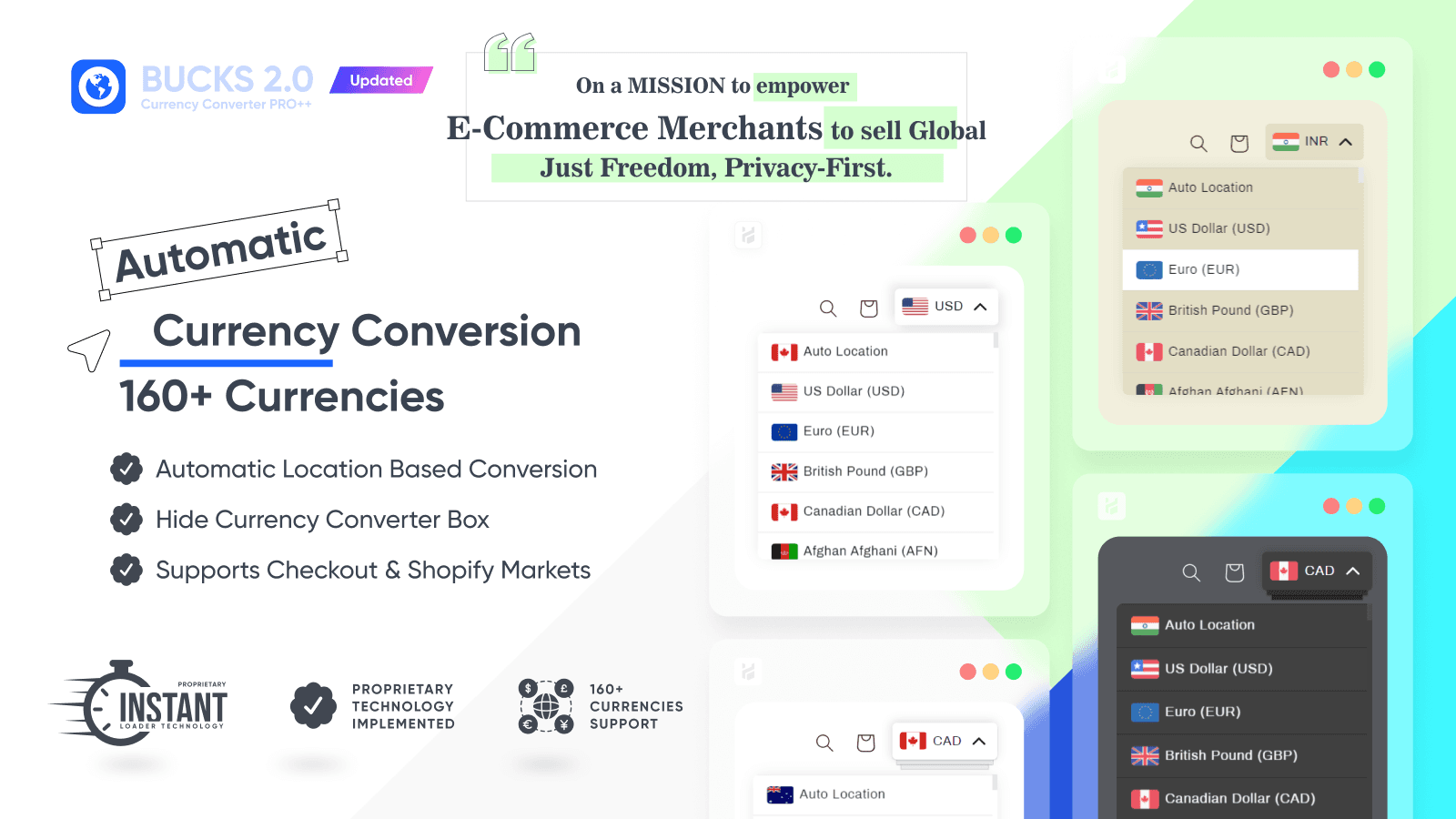 BUCKS Currency Converter PRO++ screenshot 1