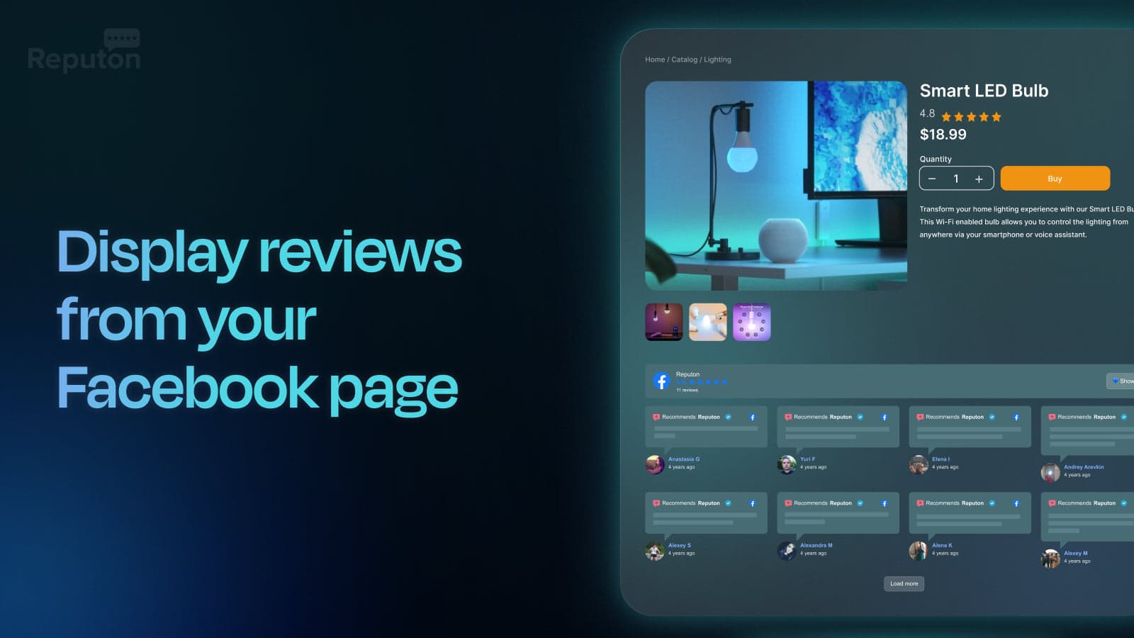 Reputon Facebook Reviews screenshot 1