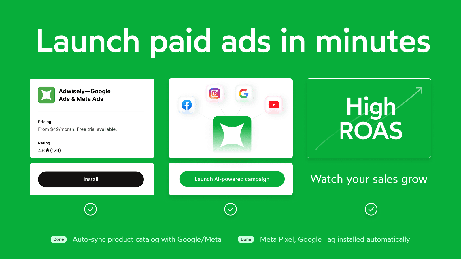 Adwisely—Google Ads & Meta Ads screenshot 1