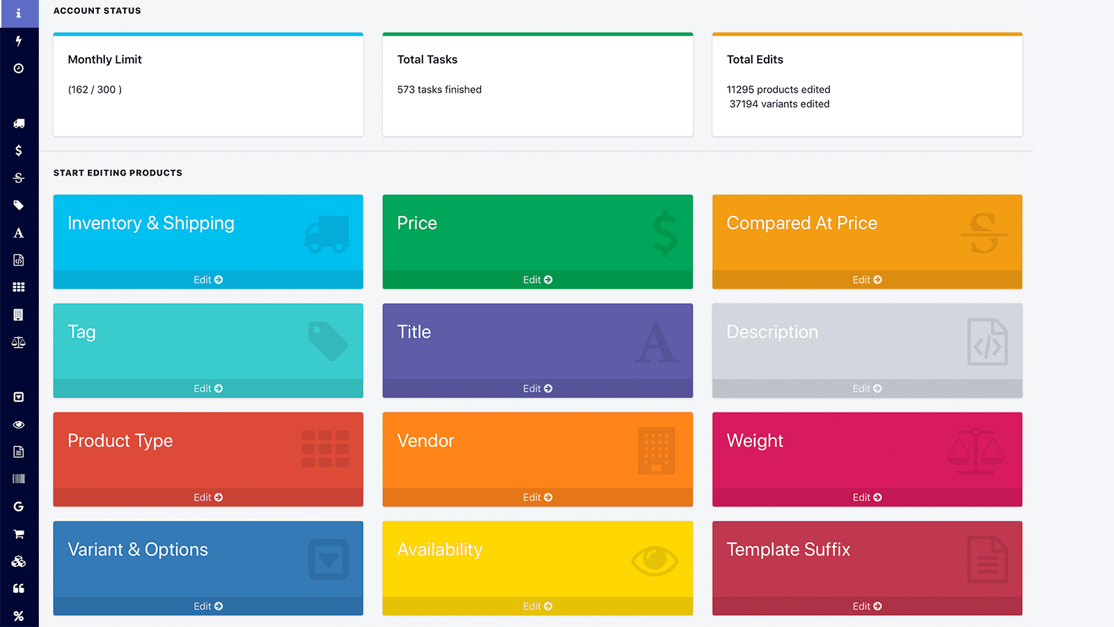 Hextom: Bulk Product Edit screenshot 1