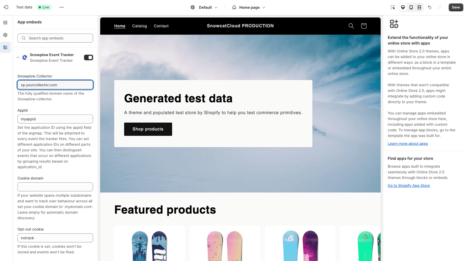 Snowplow Event Tracker screenshot 2