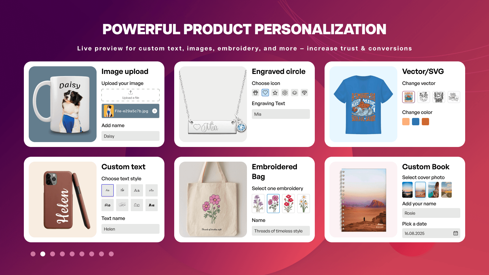 Globo Product Options, Variant screenshot 2