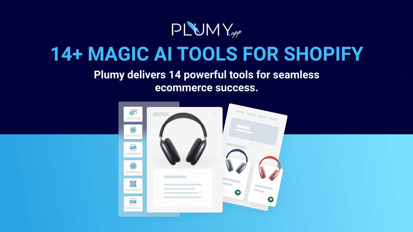 Plumy: 14+ magic AI tools screenshot 1