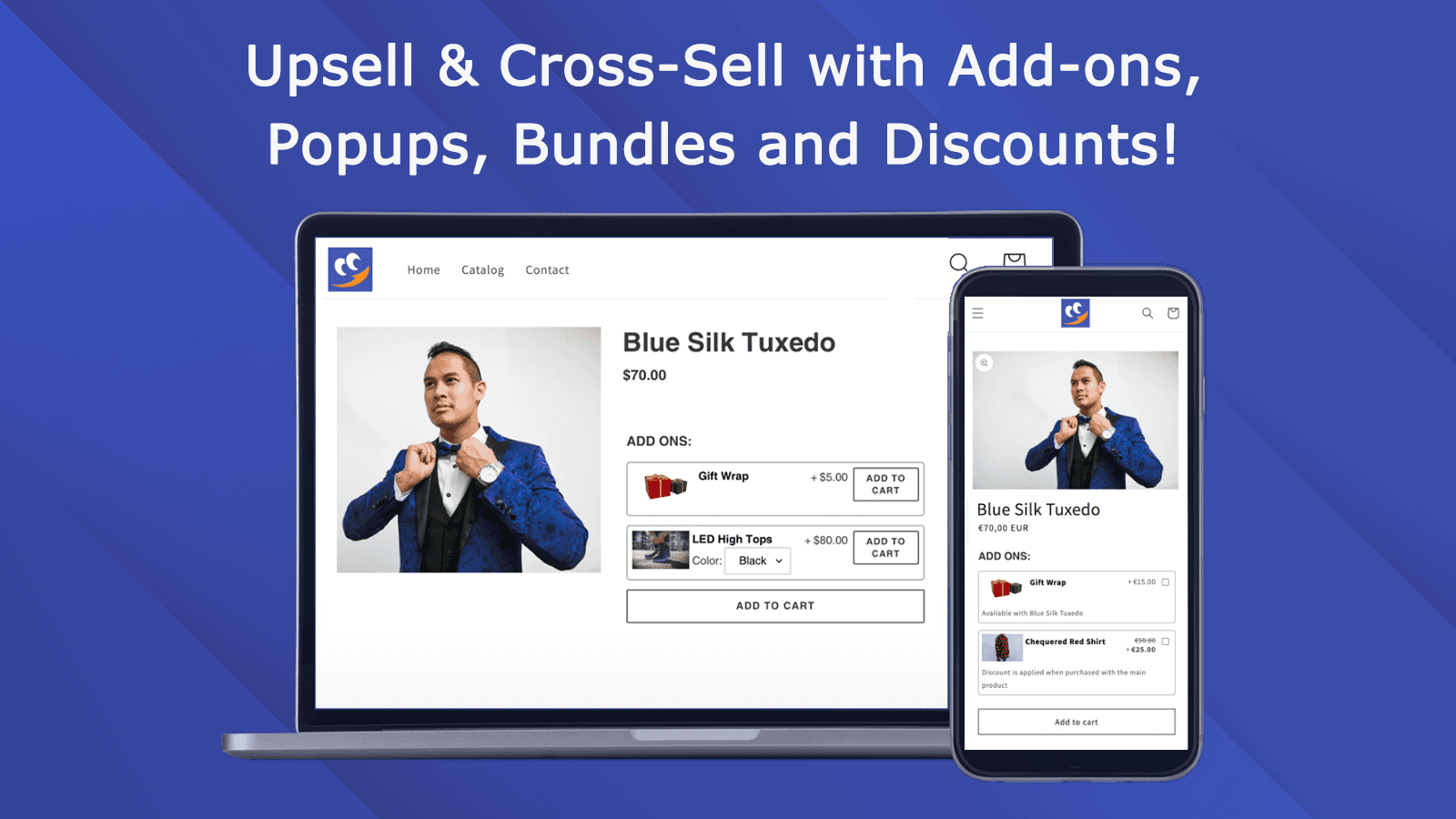 Upsell Product Add‑Ons • SG screenshot 1