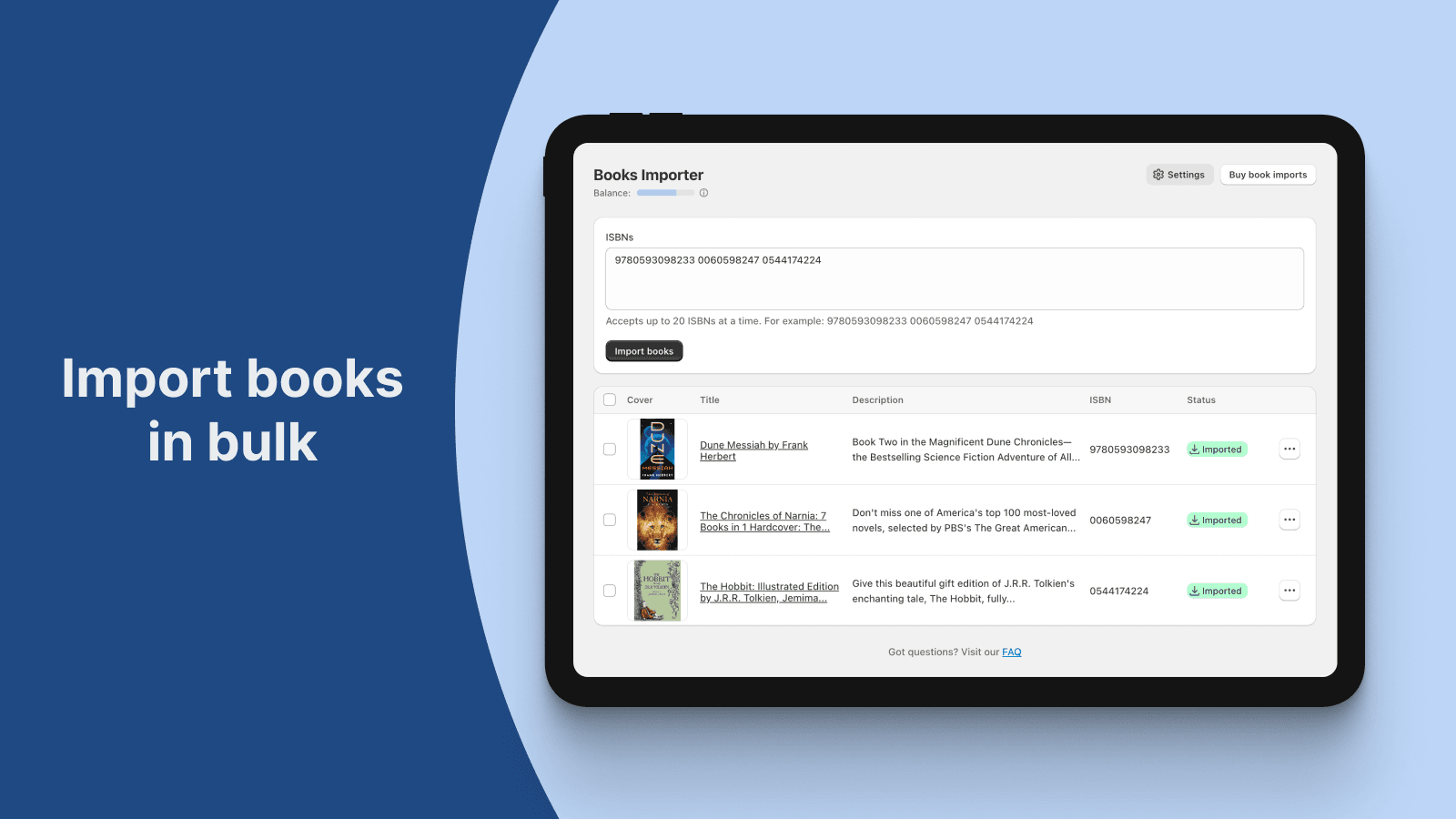 ISBNExpress: Books Importer screenshot 2
