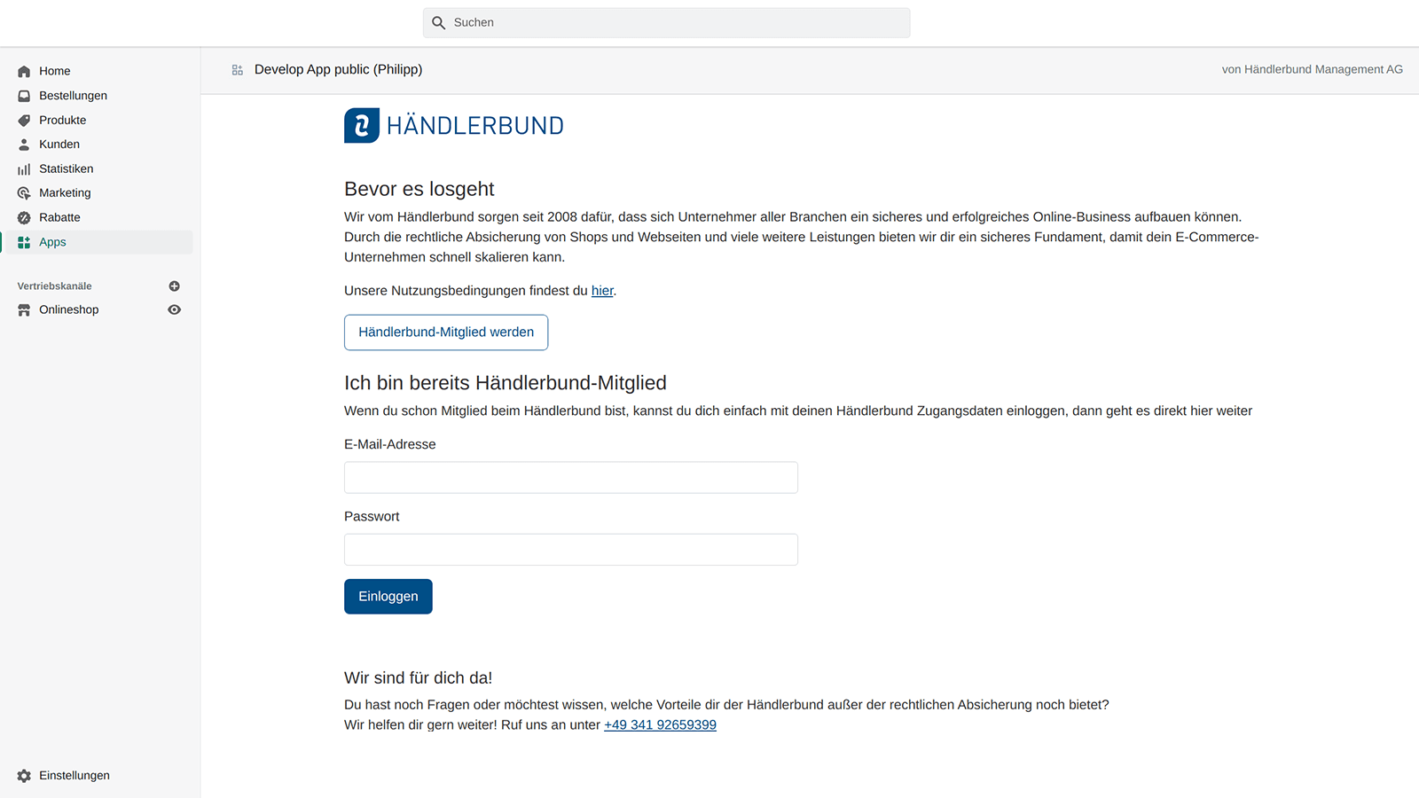 Händlerbund Rechtstexte screenshot 1