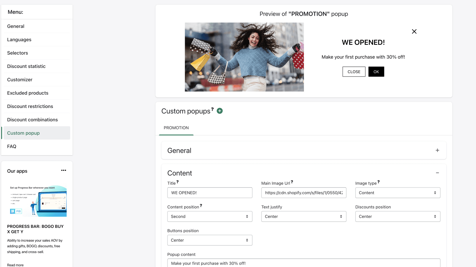 DiscountX: Stack Combine Popup screenshot 2