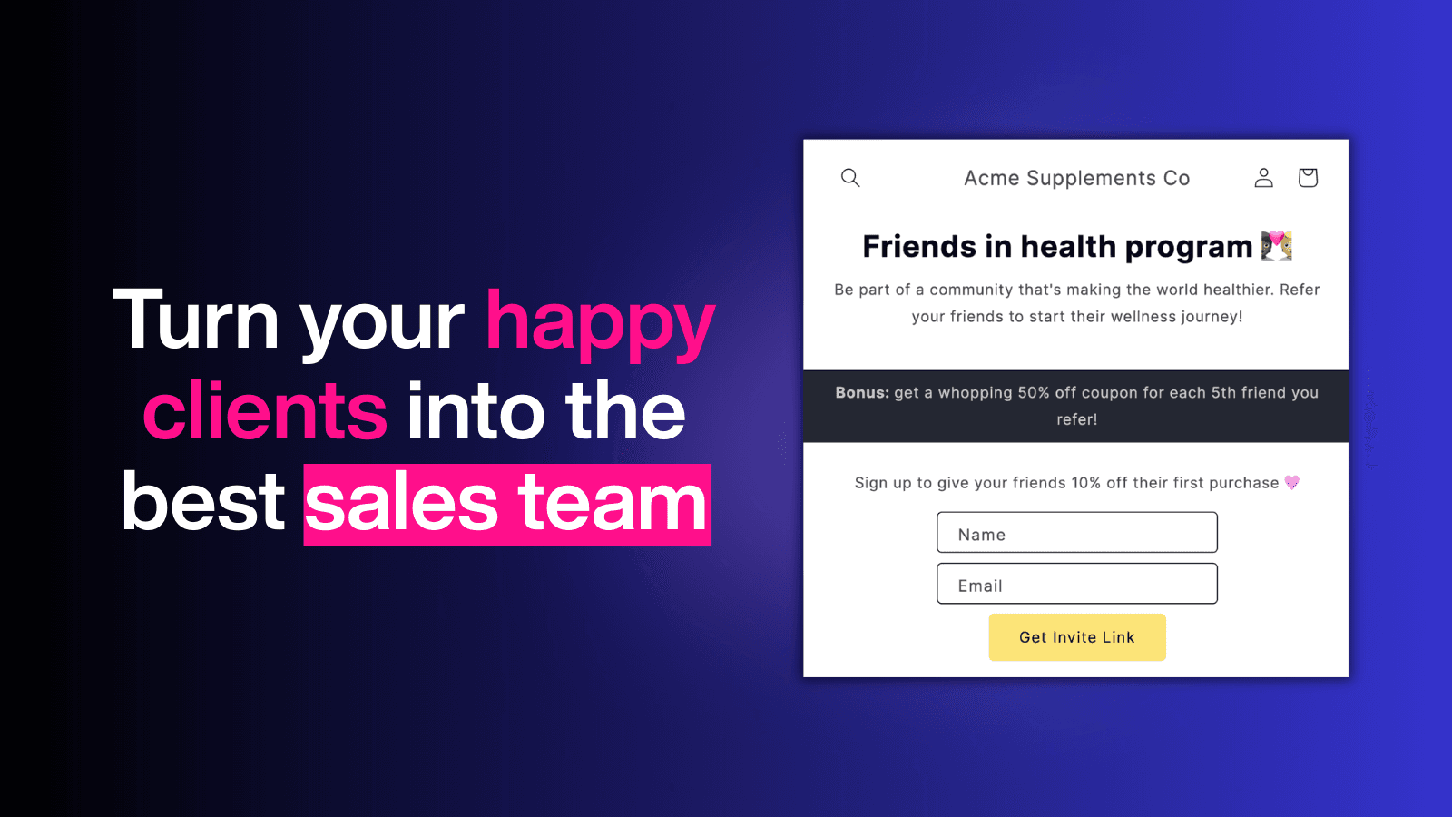 Referral Candy & Affiliate screenshot 1