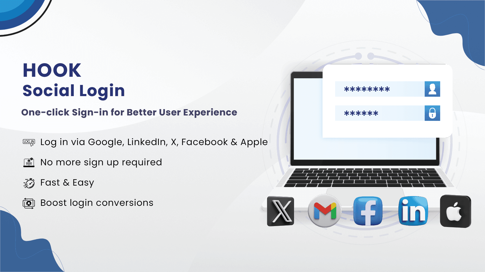 HOOK Social Login screenshot 1