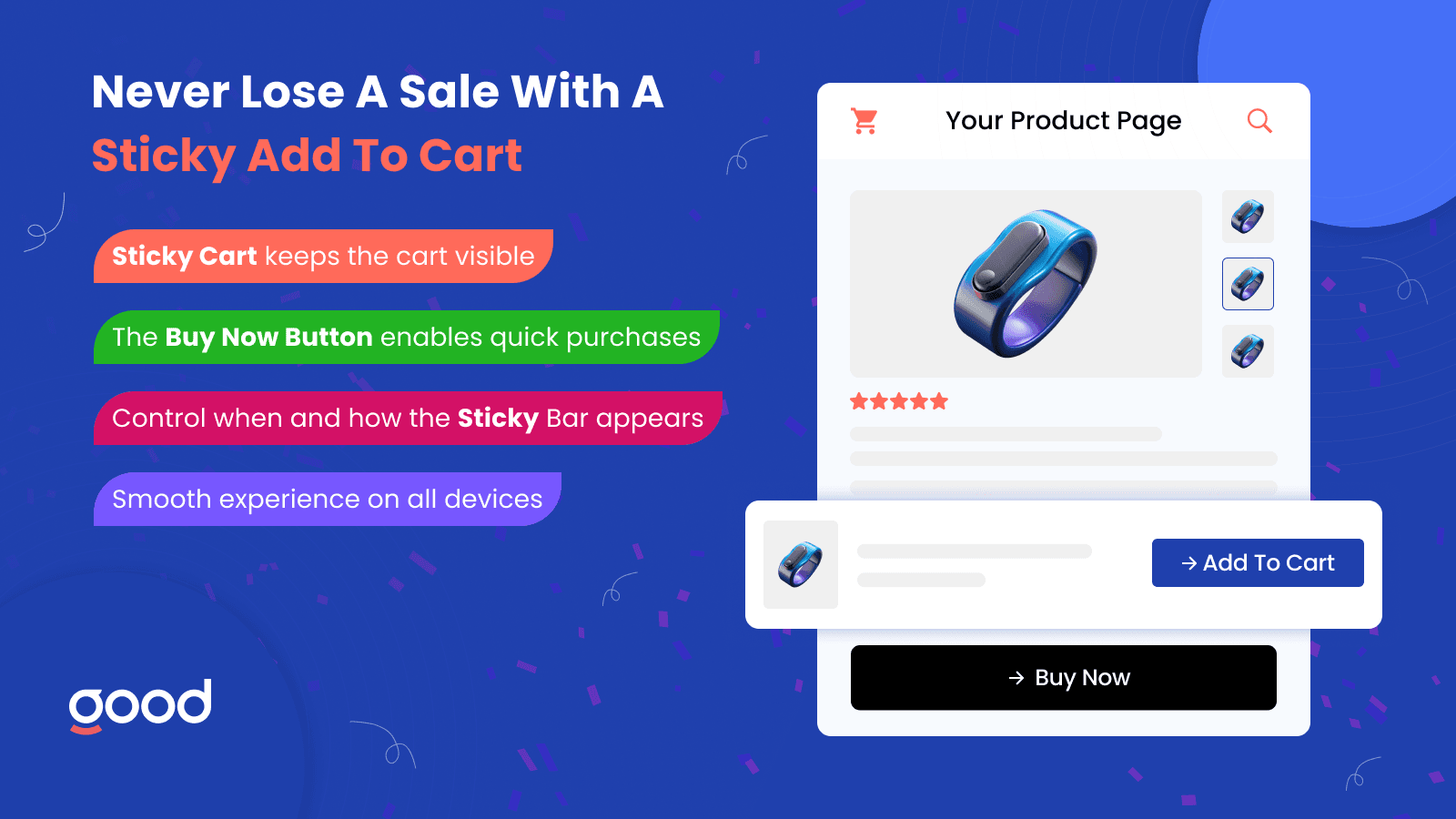 Buy Button: Sticky Add To Cart screenshot 1