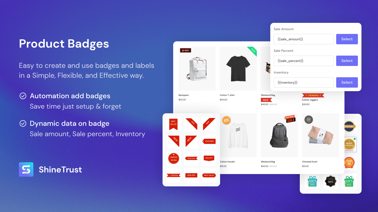 ShineTrust ‑ Product Badges screenshot 2