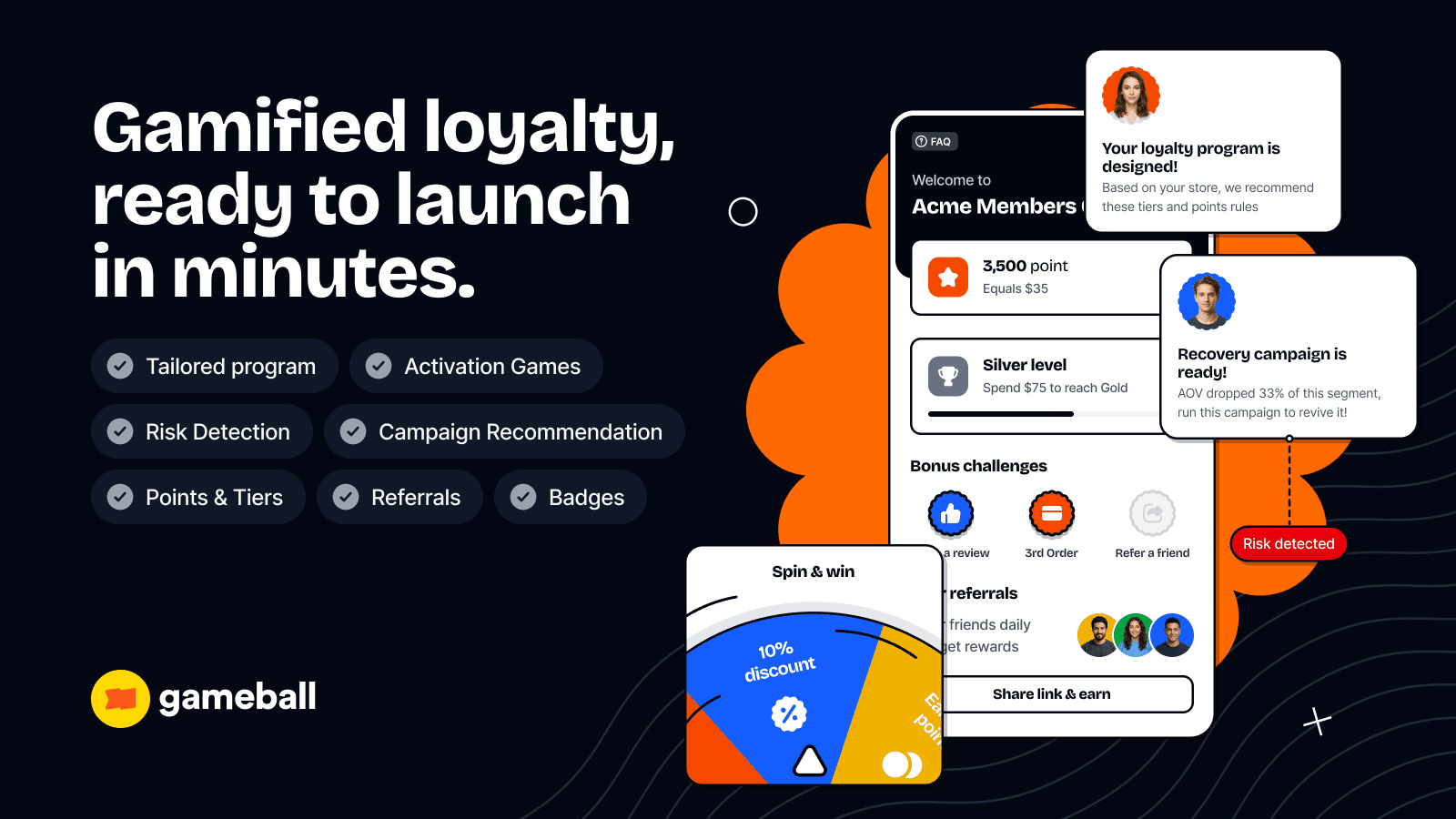 Gameball: AI Loyalty & Games screenshot 1