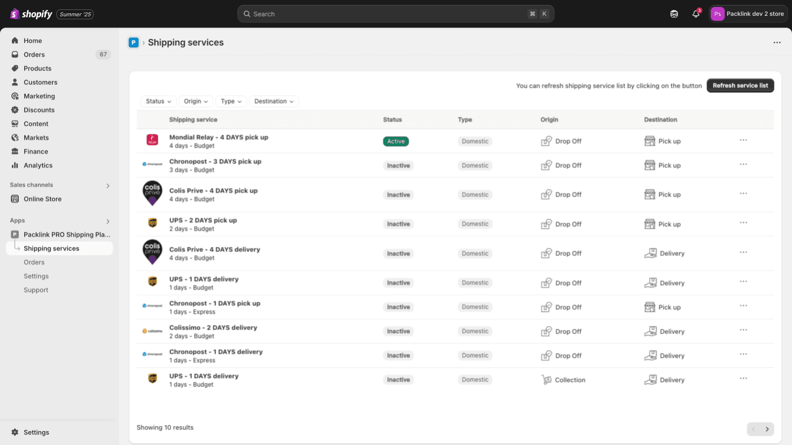 Packlink PRO Shipping Platform screenshot 2