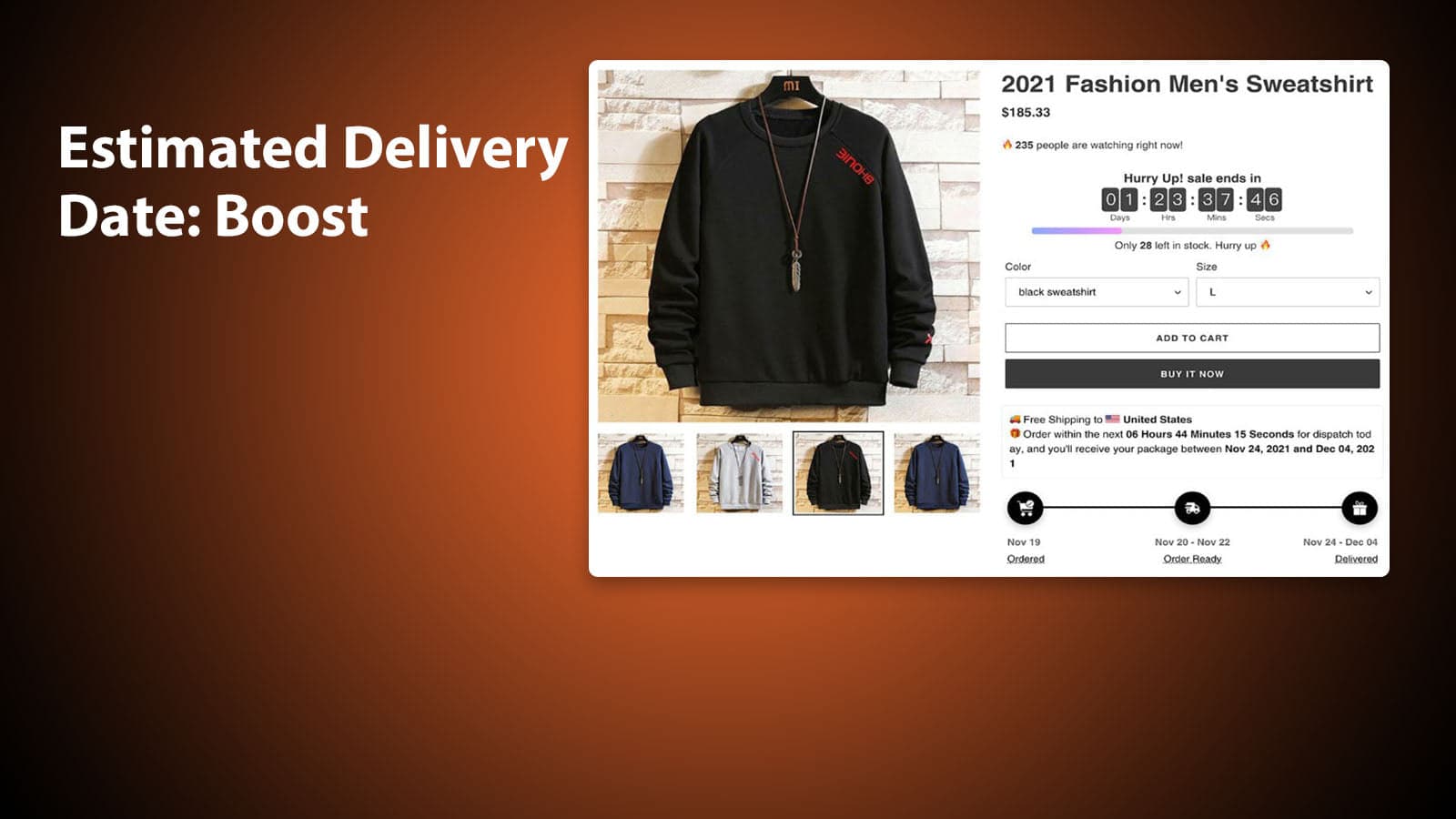 GS: Estimated Delivery Date screenshot 1