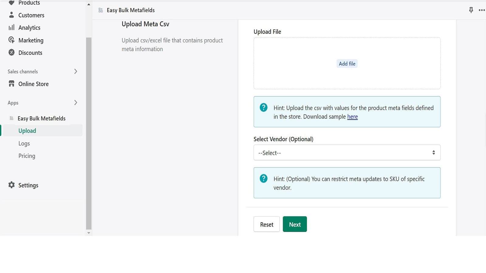 Mbbonz ‑ Bulk Metafields screenshot 2
