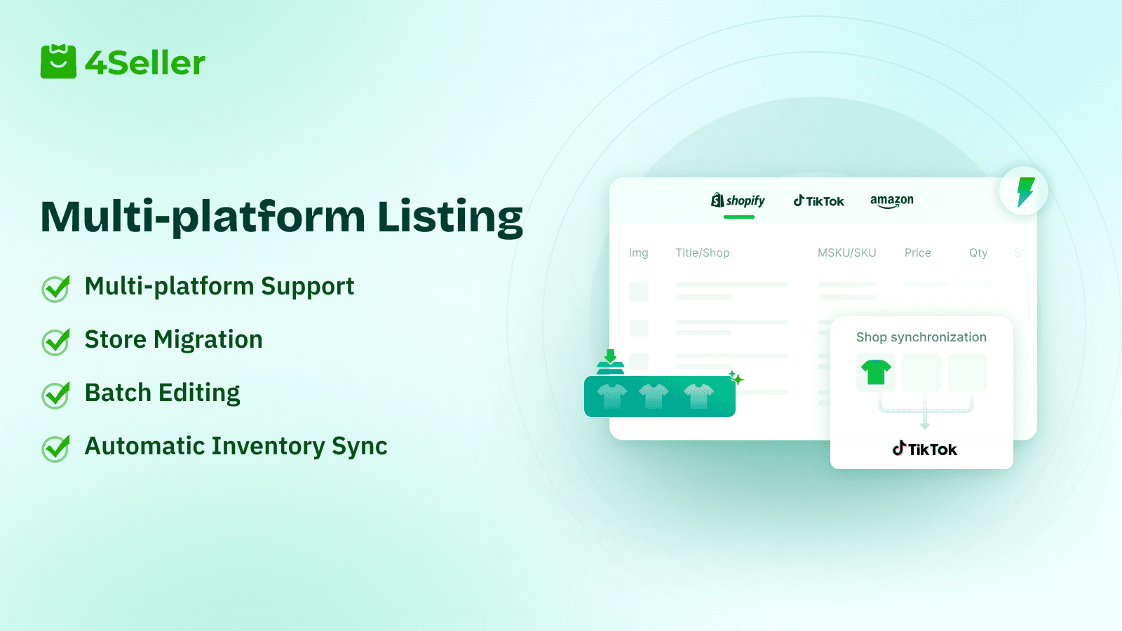 4Seller Listing&Order Ship&WMS screenshot 2