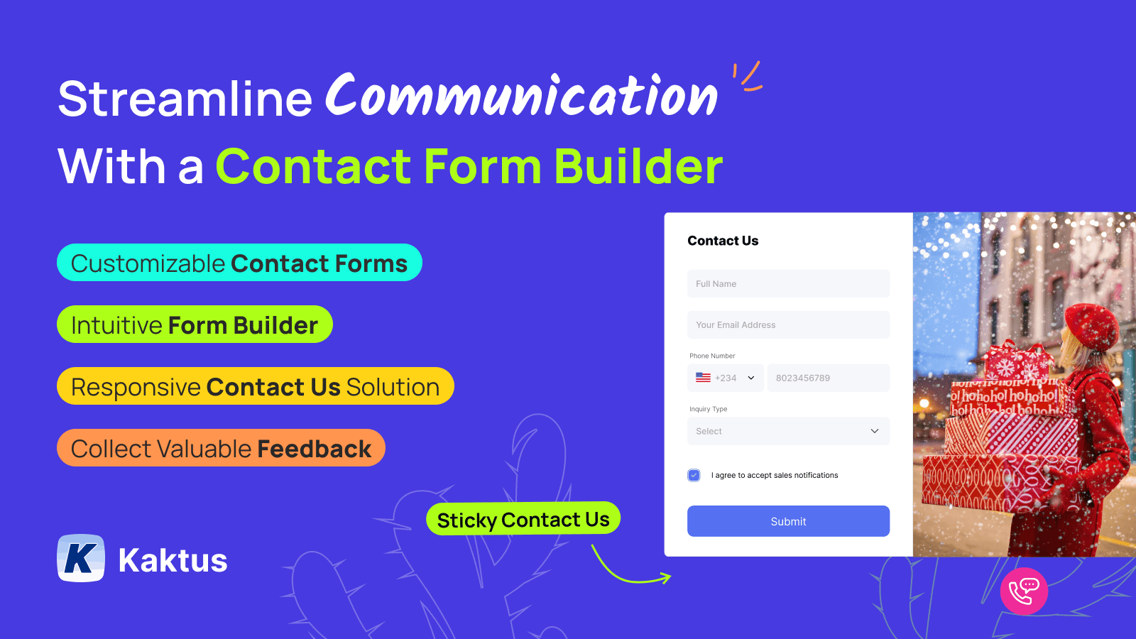 K: Contact Form Builder screenshot 1