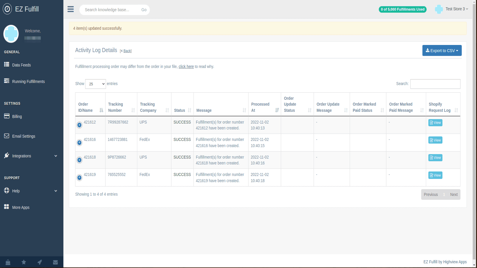 EZ Fulfill ‑ Auto Fulfillment screenshot 2
