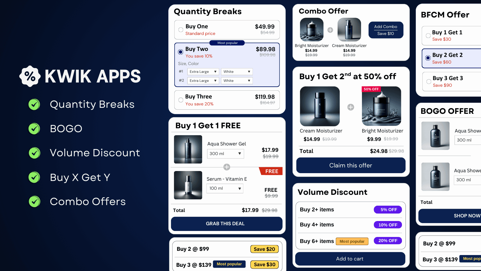 BOGO Bundle Quantity Breaks screenshot 1