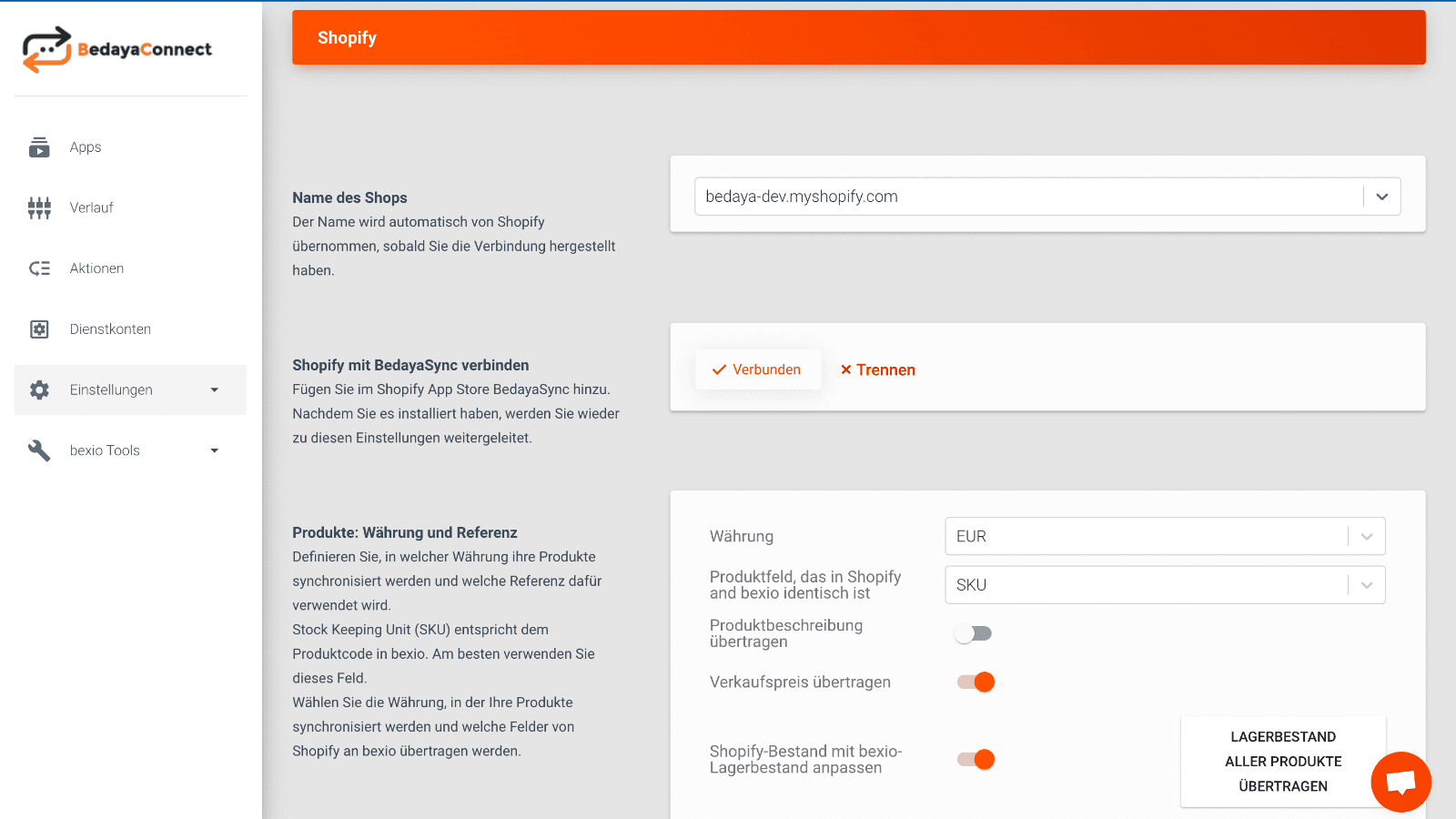 bexioSync by BedayaConnect screenshot 1