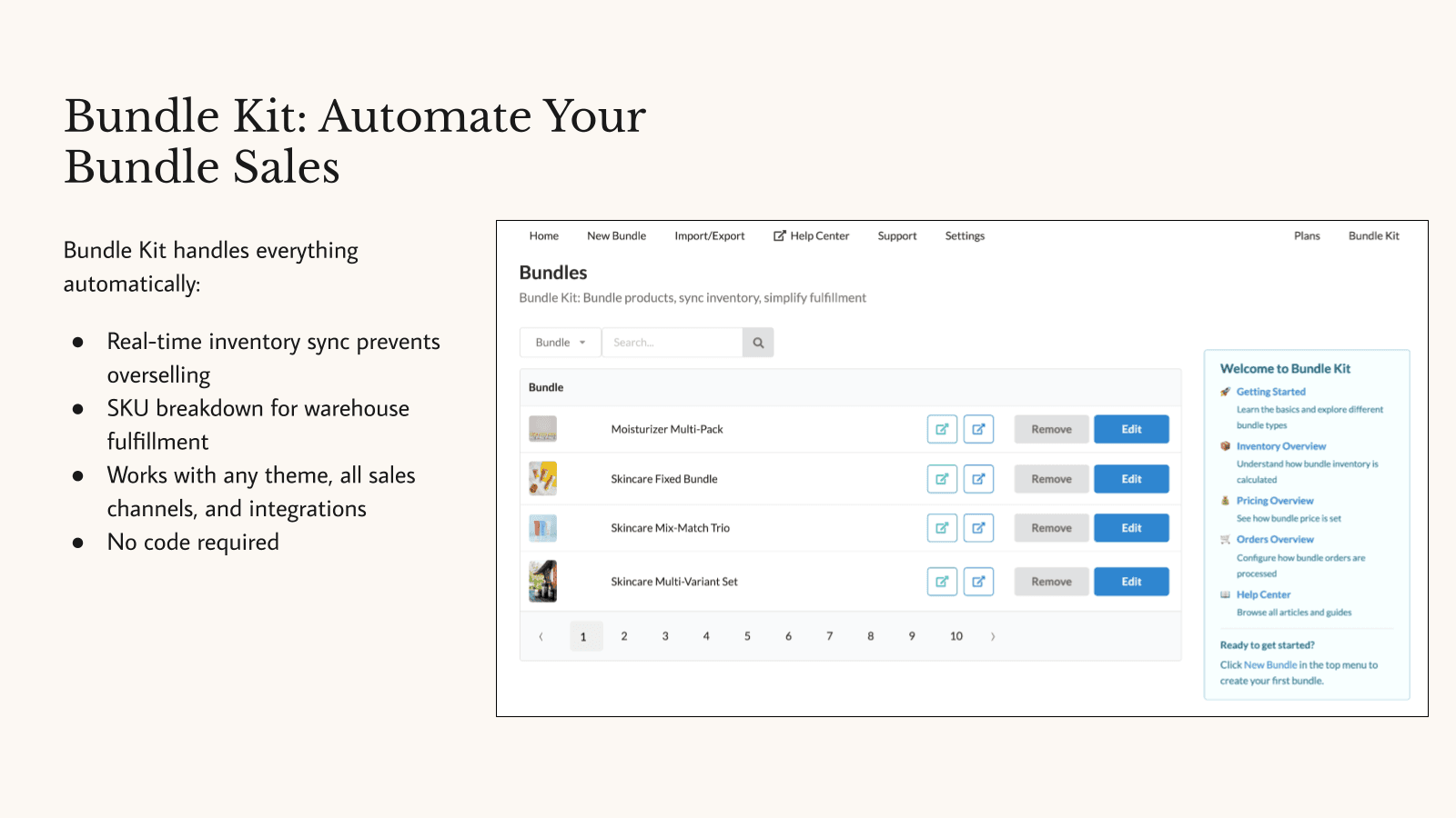 Bundle Kit ‑ Inventory Sync screenshot 1