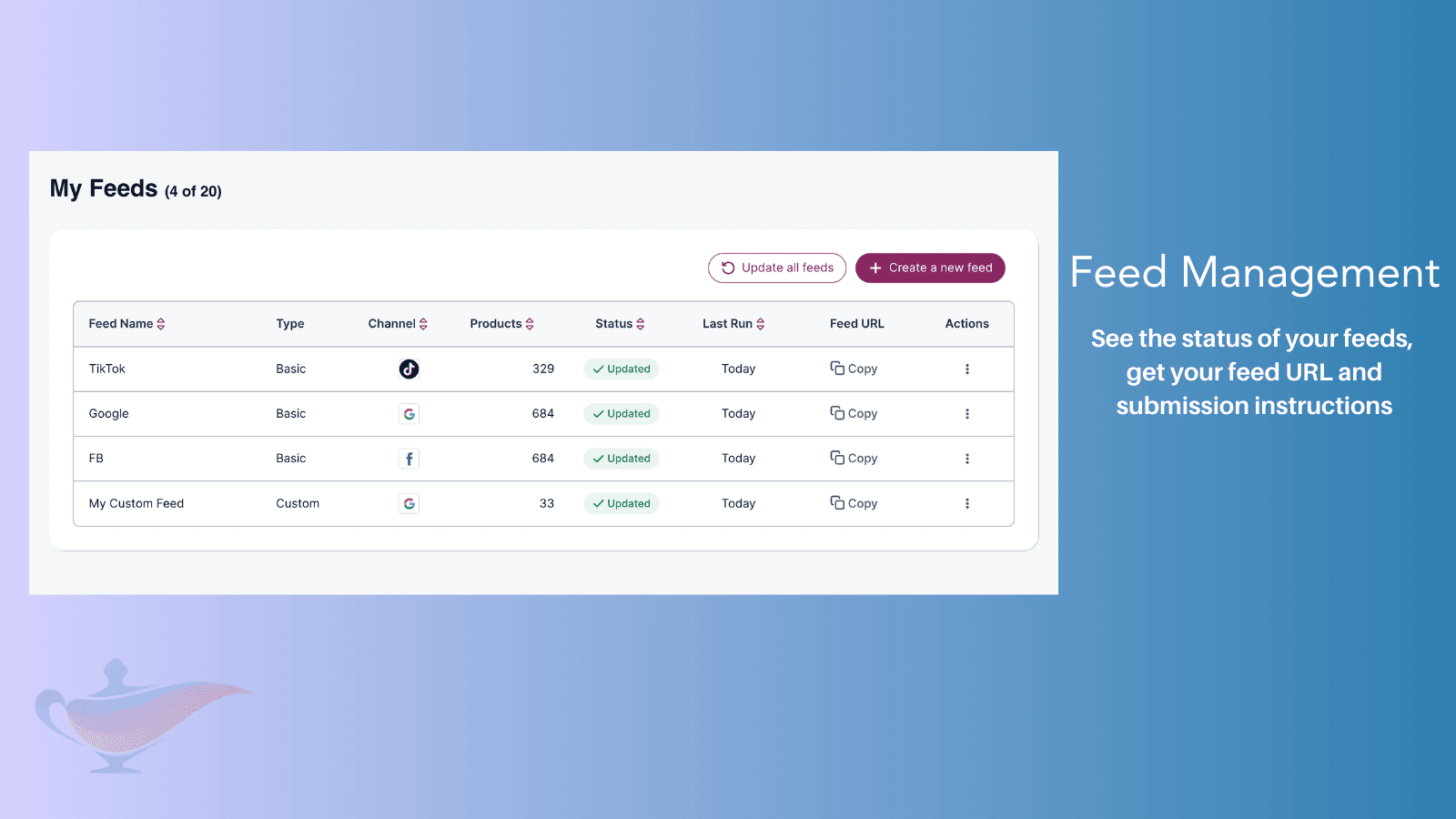 FeedGeni ‑ Product Feeds screenshot 1
