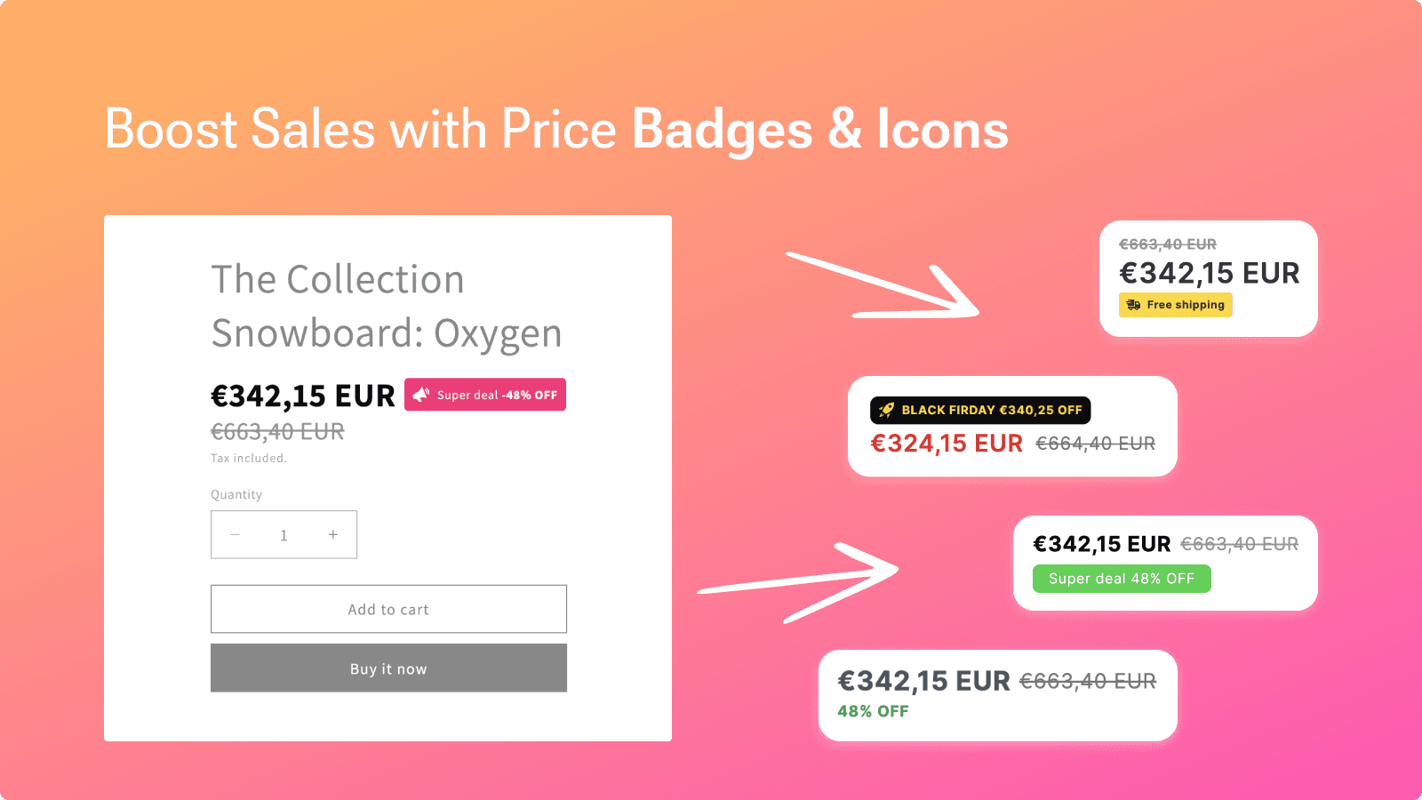 Conhit Price Badges & Icons screenshot 1
