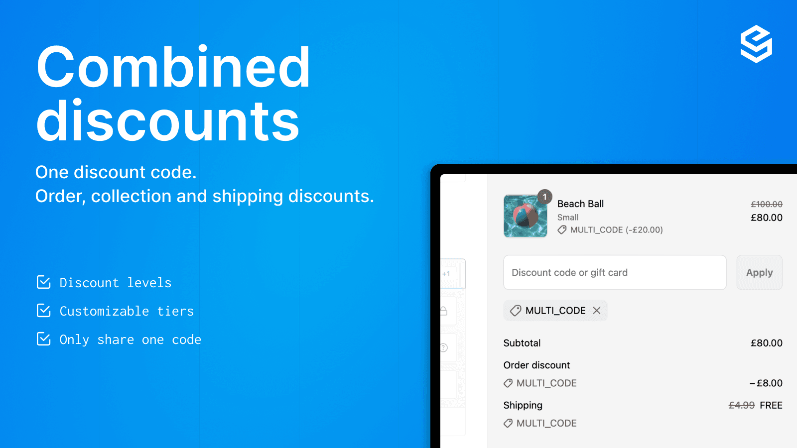Stackable: Combined Discounts screenshot 1