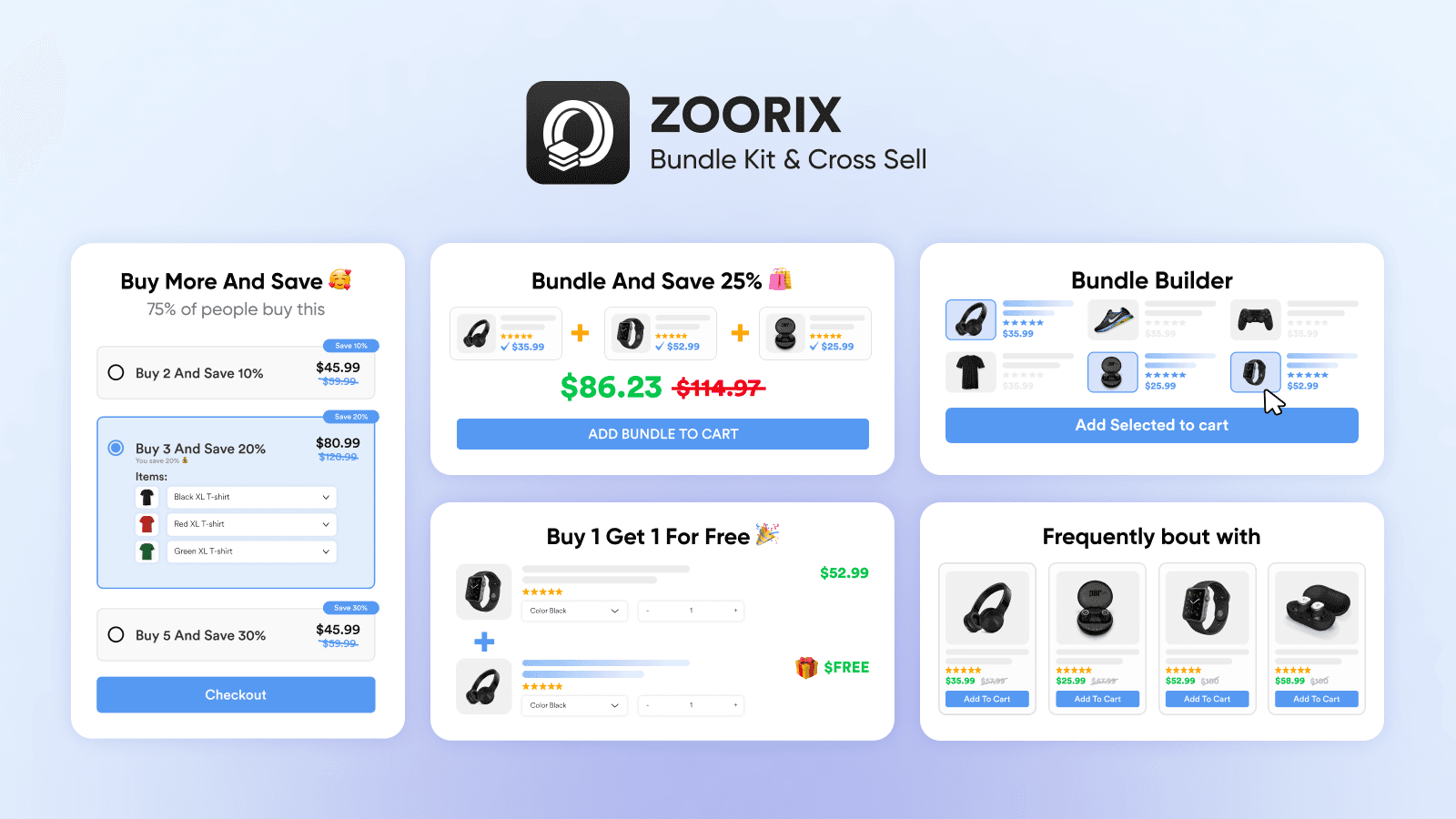 Zoorix: Bundles & Cross Sell screenshot 1