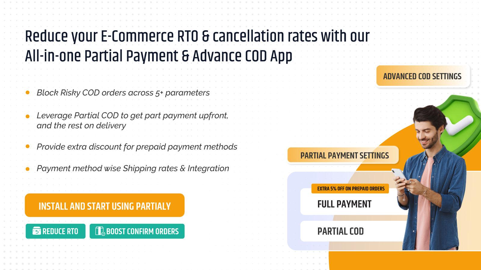Partialy: Partial COD Payment screenshot 1