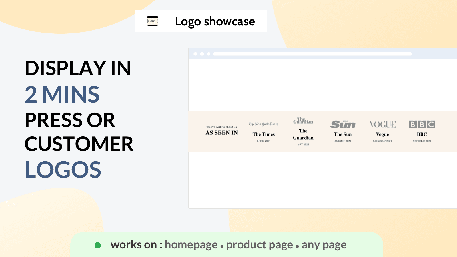 BEE Logo slider showcase logos screenshot 1