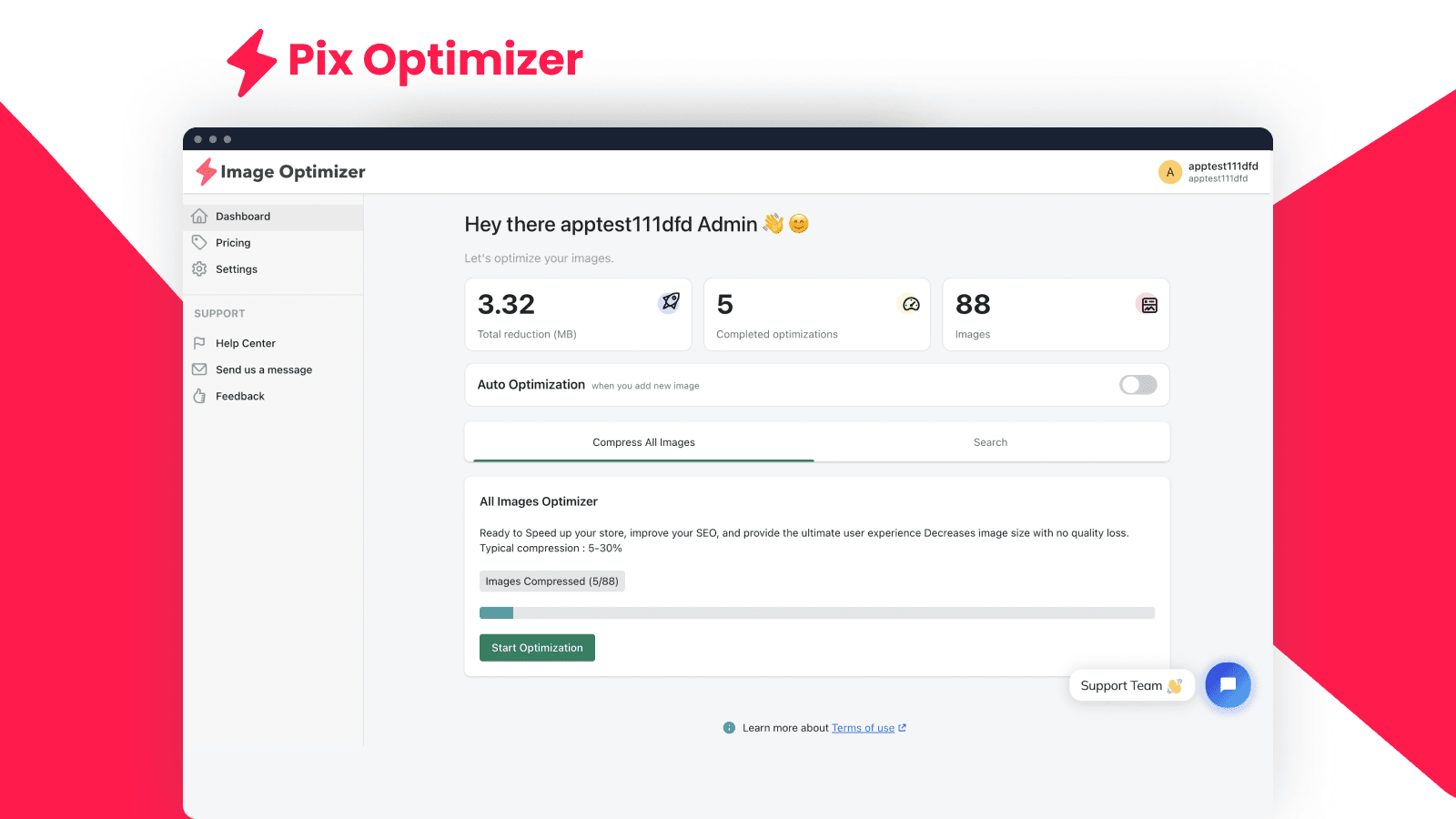 PIX ‑ Image Optimizer screenshot 1
