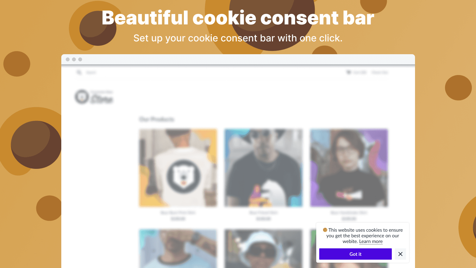 Ultimate GDPR EU Cookie Banner screenshot 1