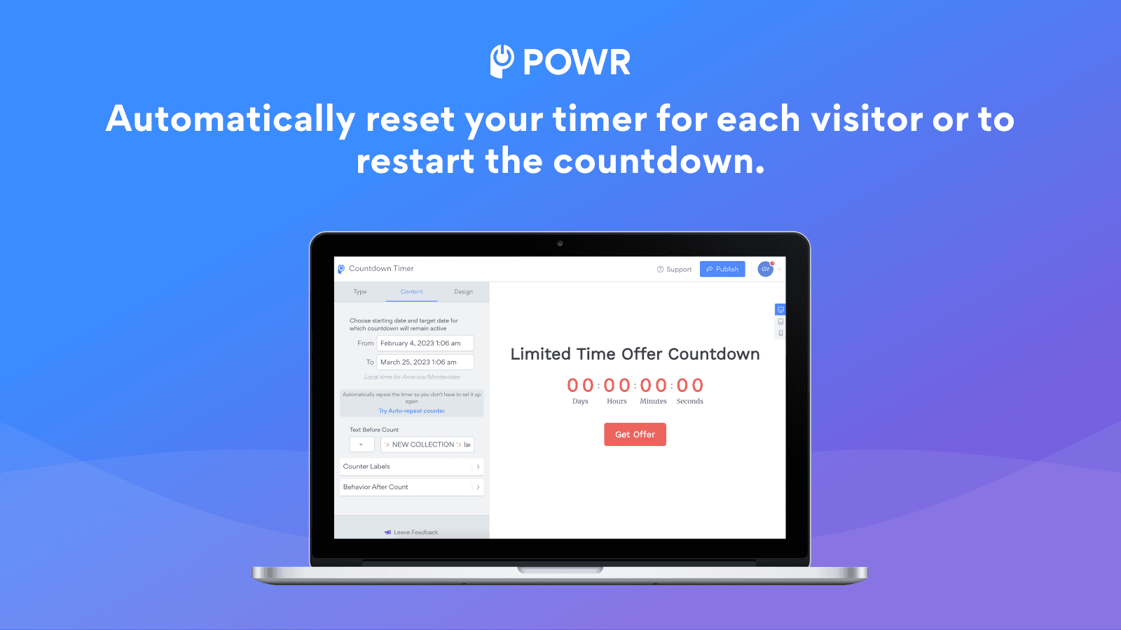 POWR: Countdown Timer Bar screenshot 2