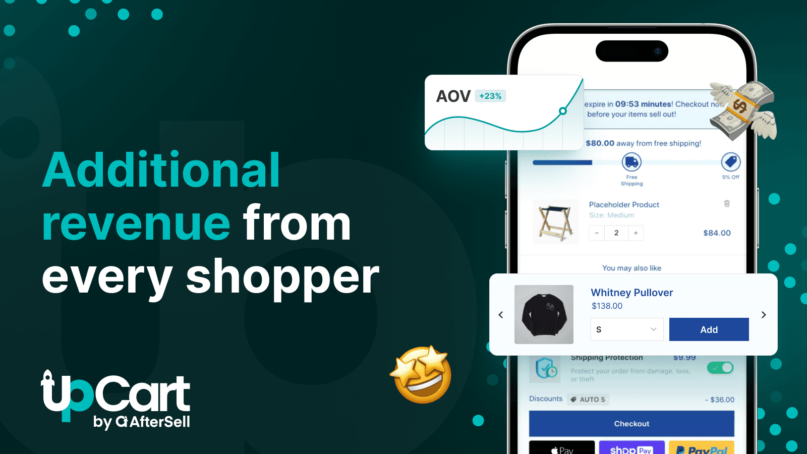 Upcart—Cart Drawer Cart Upsell screenshot 1