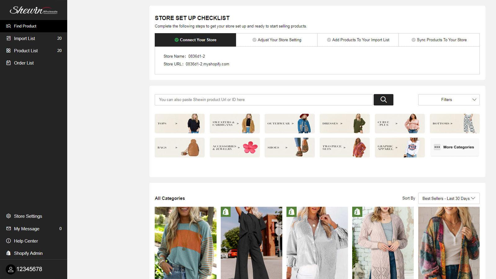 Shewin ‑ Dropshipping Supplier screenshot 1
