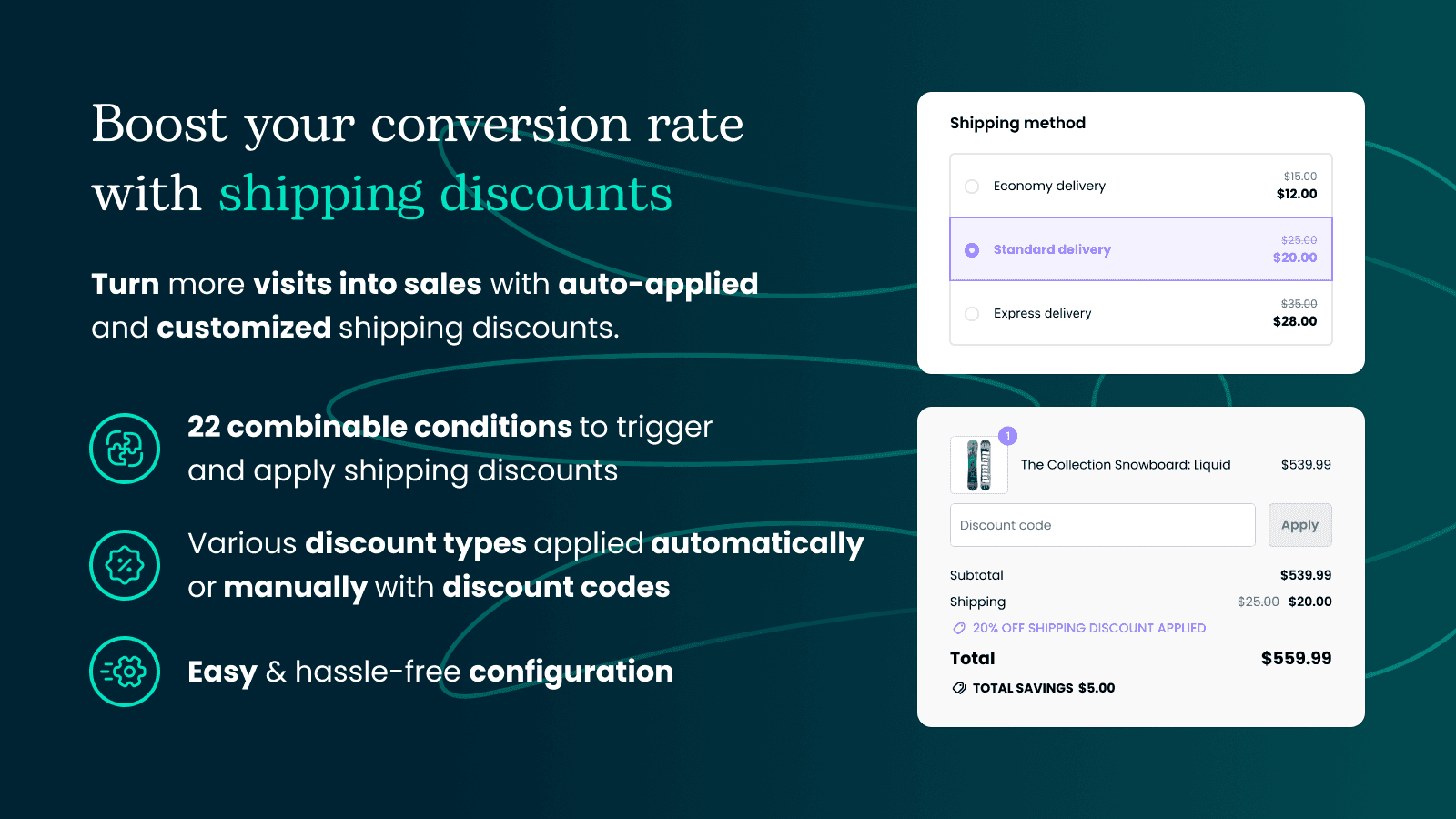 Octolize Shipping Discounts screenshot 1