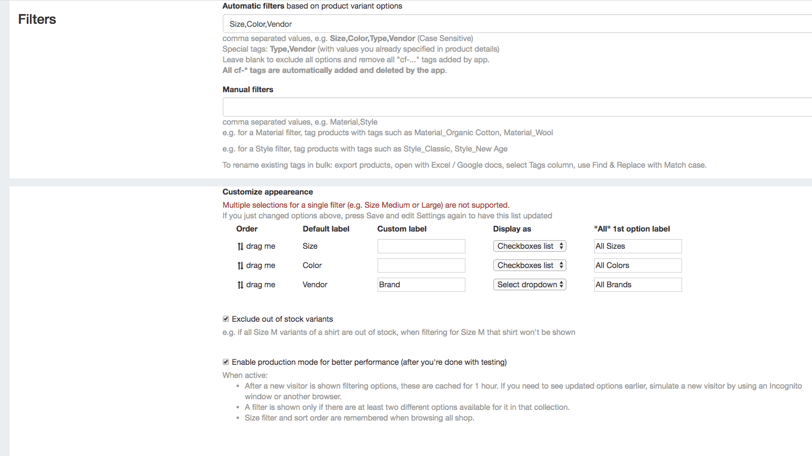 Filterific: Collection Filter screenshot 2