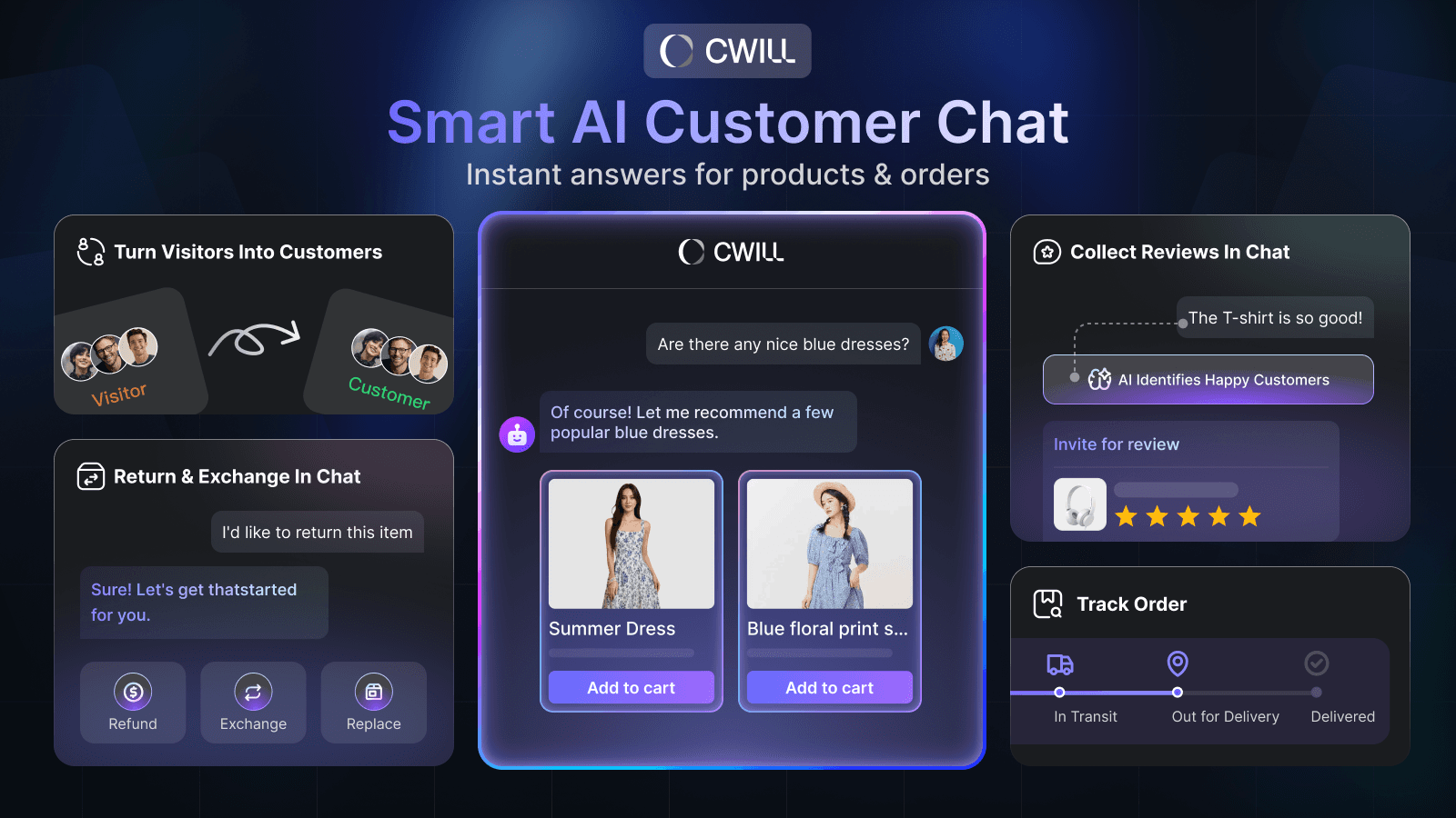 CWILL:AI Chatbot &Live Chat screenshot 1