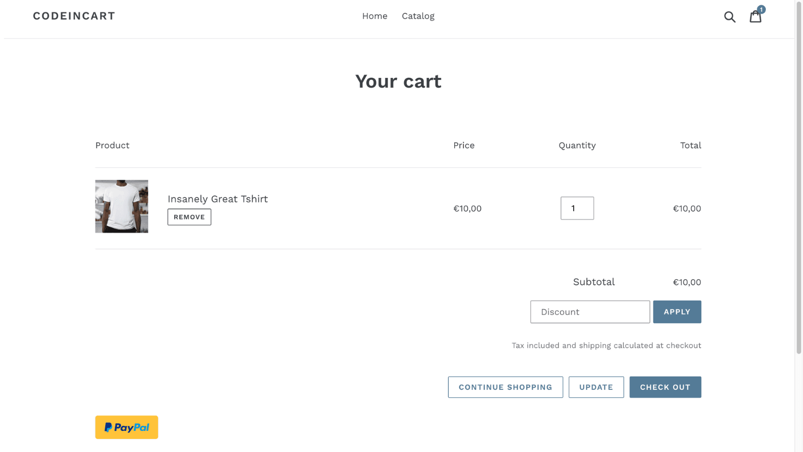 Dcode ‑ Discount codes in Cart screenshot 1
