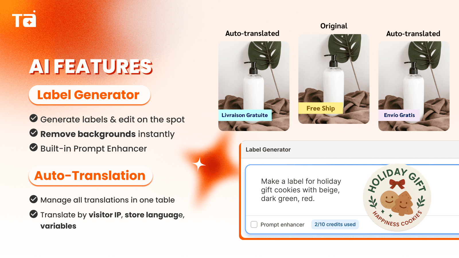 TA AI Product Labels & Badges screenshot 2