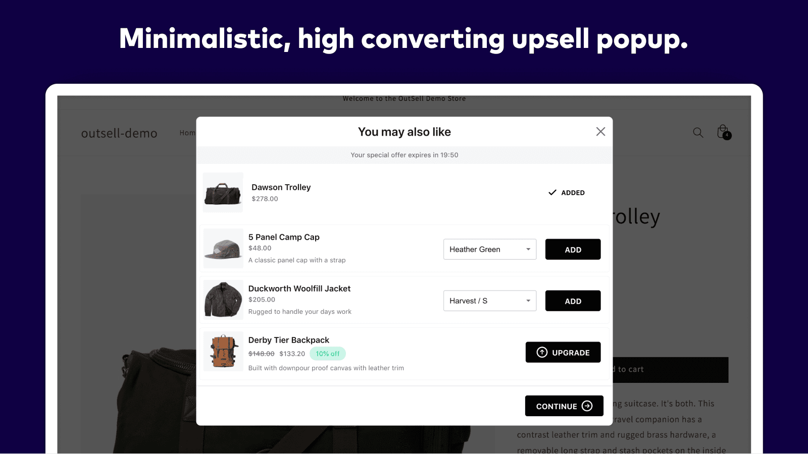 Outsell Cross Sell & Upsell screenshot 2