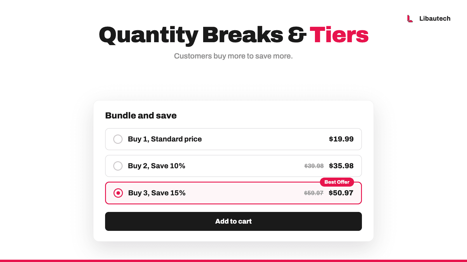 Libautech: Bundles & Upsell screenshot 2