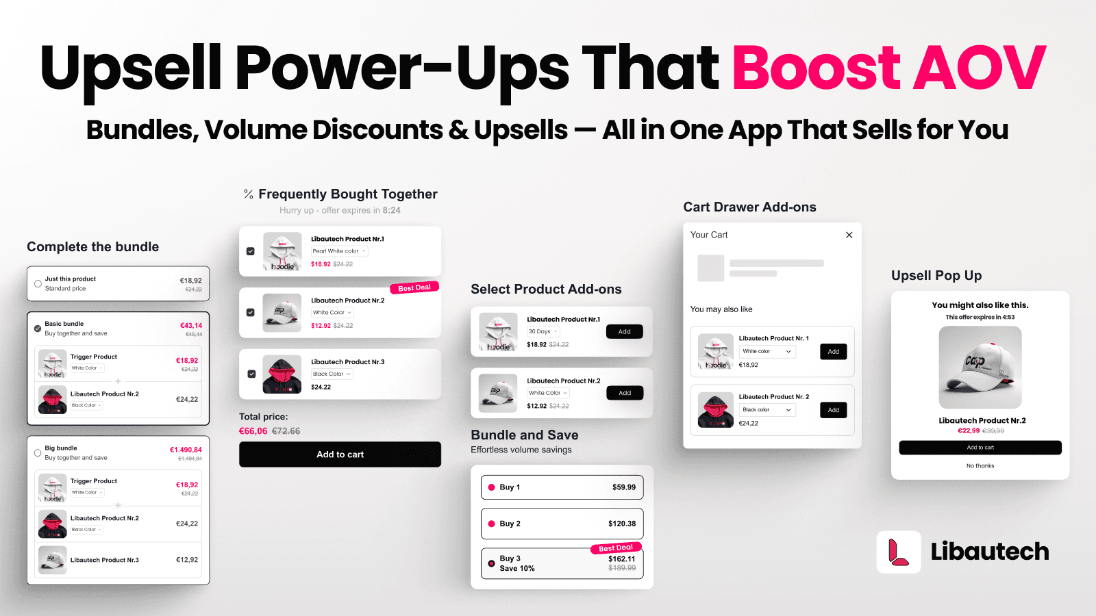 Libautech: Bundles & Upsell screenshot 1