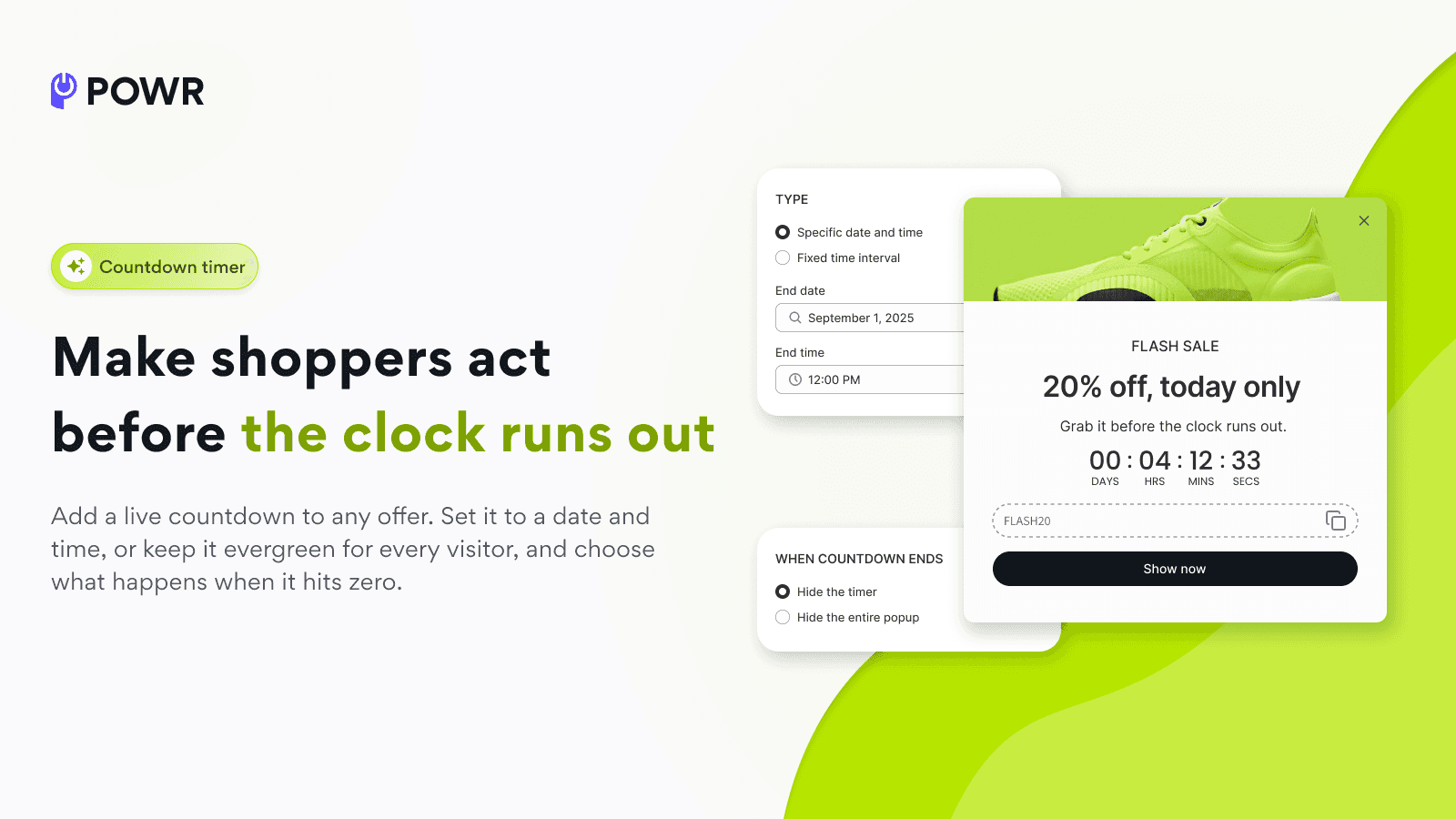 POWR Sales & Promo Popup screenshot 2