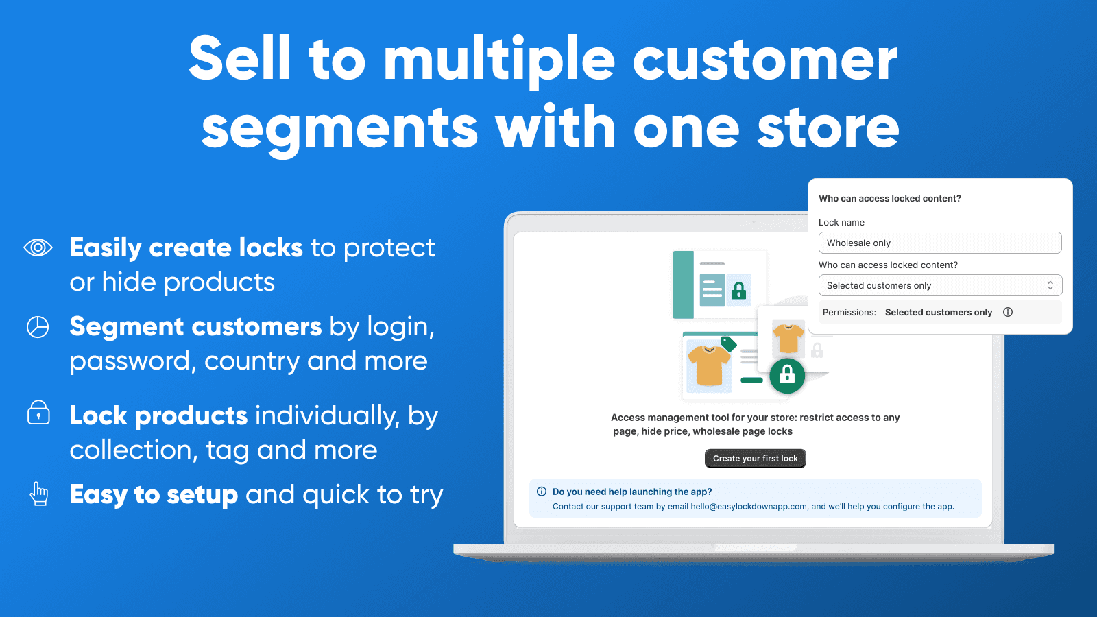 Easy Wholesale Lock for B2B screenshot 1