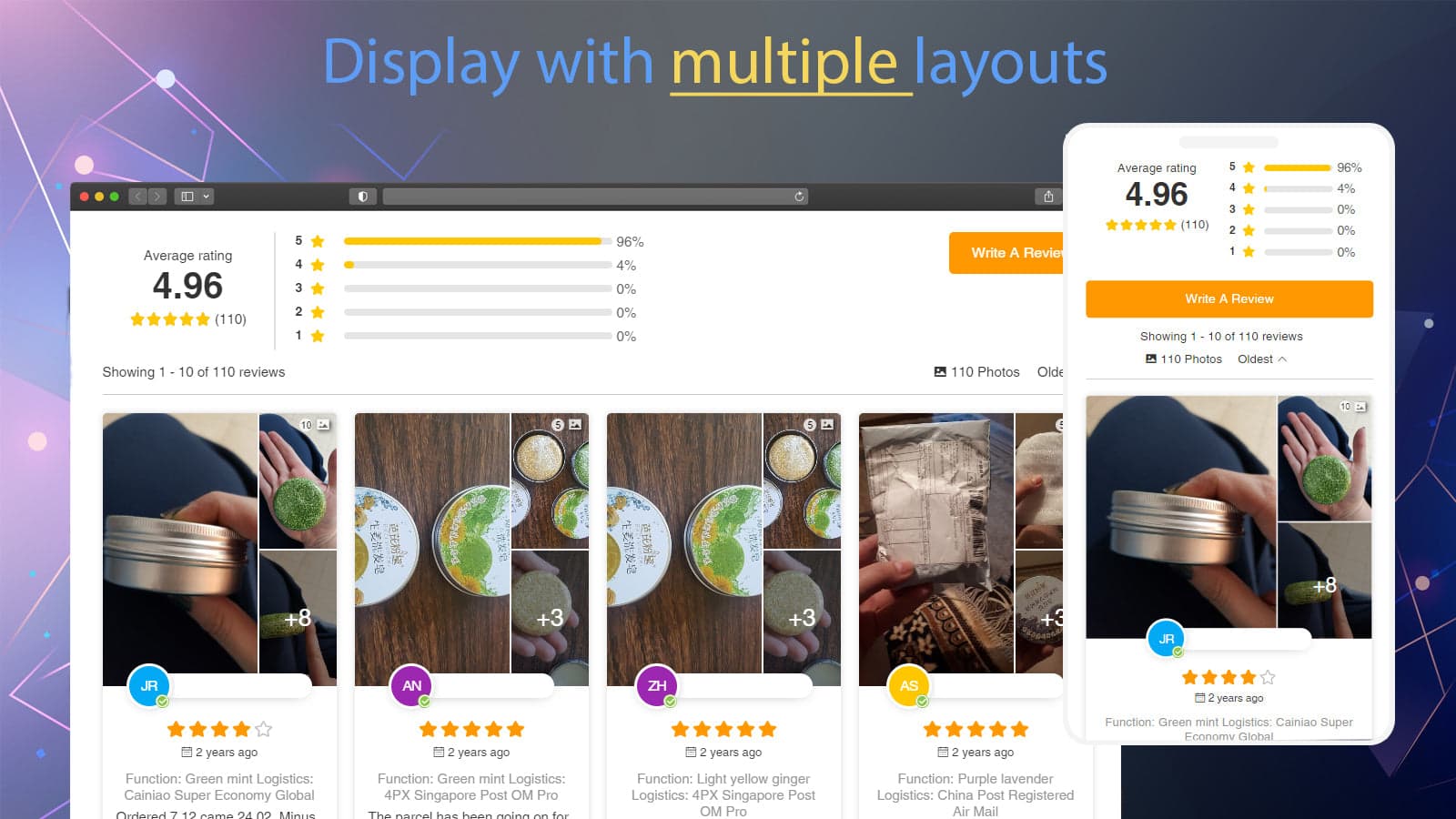 A2Reviews ‑ Product Reviews screenshot 1