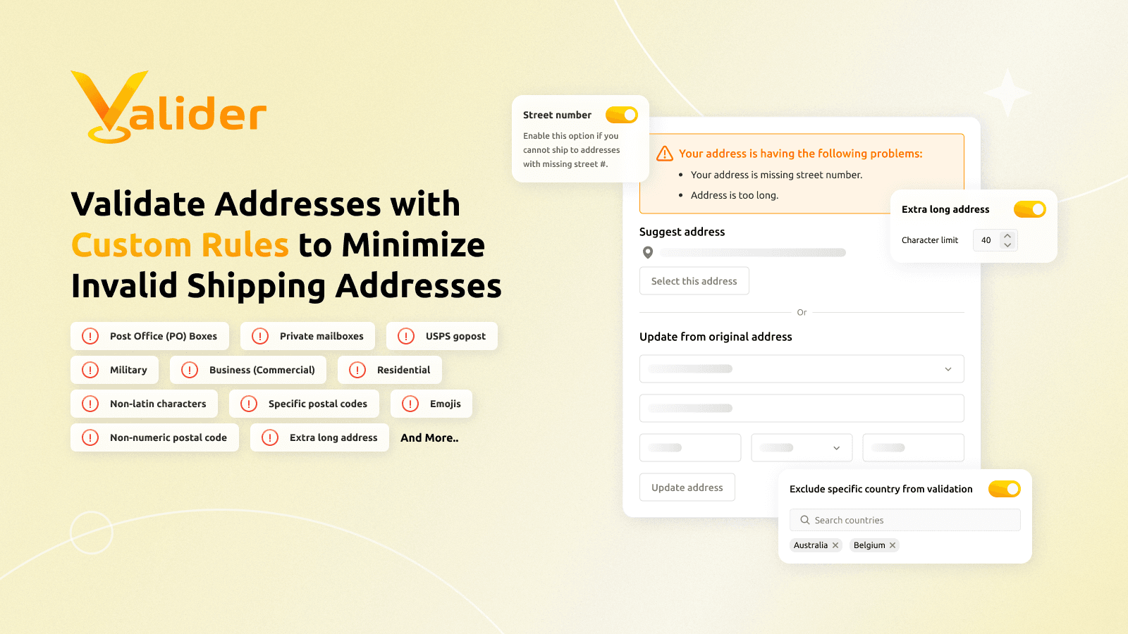 VL: Checkout Address Validator screenshot 2